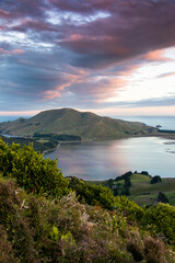 Scenic views of Hooper's Inlet, near Portobello, Dunedin, Otago, New Zealand © Conor