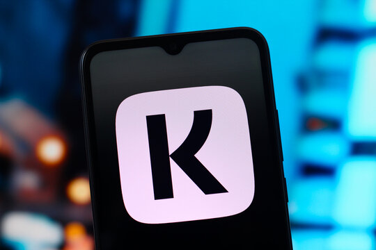 In this photo illustration, the Klarna Group logo is seen displayed on a smartphone screen.