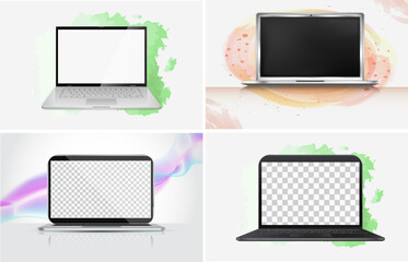 Laptop Screen Mockup Vector Collection