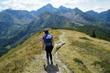 Emotional family adventure with breathtaking alpine panorama