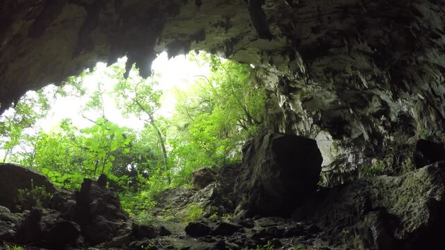 Cave in Tonga, Rota, Mariana Islands