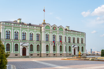 Obraz premium The facade of the ancient governor's palace (Residence of the head of the Republic of Tatarstan)