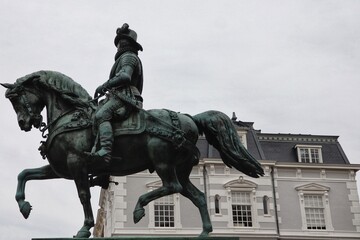 Obraz premium statue of king louis