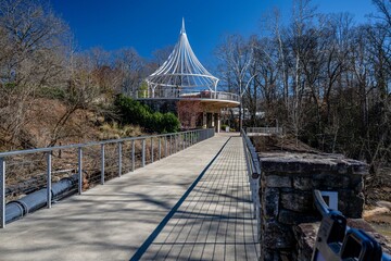 Fototapeta premium greenway of Greenville, South Carolina