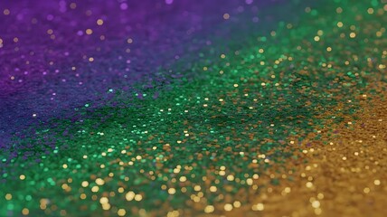 Purple green and gold glitter gradient - Ideal for Mardi Gras designs.