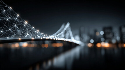 Obraz premium Smart adaptive knowledge resilience infrastructure technology concept with disruption analytics and continuity assurance background