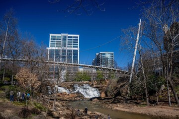 a walk along the swamp rabbit trail in Greenville, South Carolina