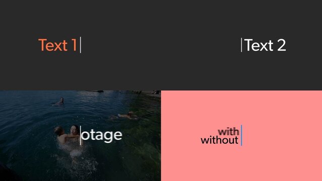 Transition Text 1 to Text 2