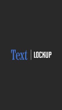 Vertical One Line Lockup for Text from Centre