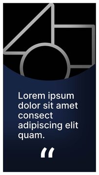 Vertical Quote with Text and Media