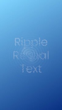 Vertical Ripple Reveal Text