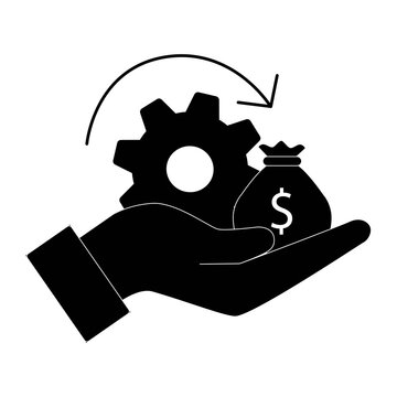 ost icon with editable stroke. Expense management, cost control, budgeting, financial planning, cost analysis, cost reduction with editable stroke.