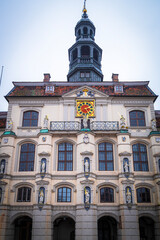 Obraz premium Photos from the center of Lüneburg, a small town in northern Germany.