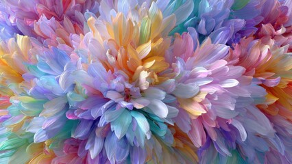 Obraz premium Colorful Floral Abstract Background