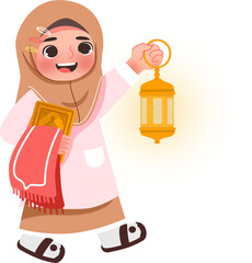 Children Going to Mosque for Quran Class