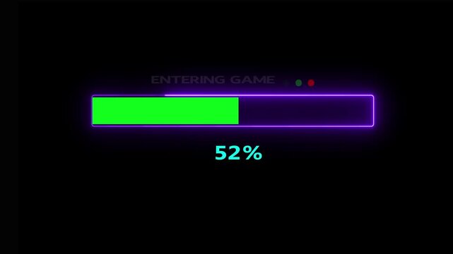 Loading screen entering game motion footage