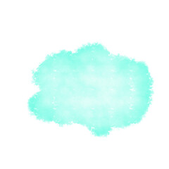 Obraz premium Watercolour blue icon
