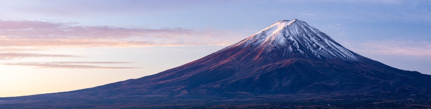 Panoramic view of Mount Fuji, Japan