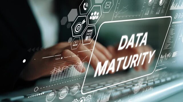 Concept of Data Maturity and Growth in Digital Transformation and Business Analytics. Asymptotic smart data analytic.