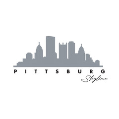 pittsburg city skyline icon