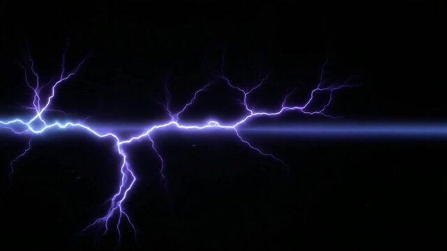 Saint Elmo's Fire Corona Discharge Slowly Crawling - Atmospheric Phenomenon