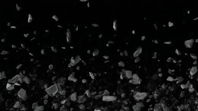 Volcanic Ash Particle Cloud in Slow Motion - Video