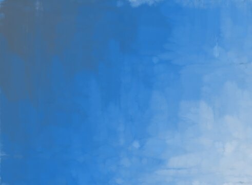 Vibrant blue sky background with soft painterly textures and clouds