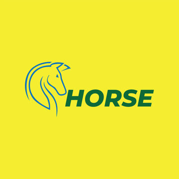 vector illustration of a horse