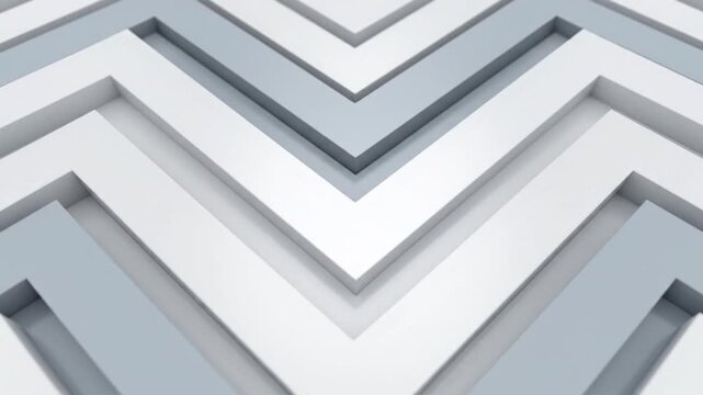 Gray and White Chevron Pattern Background.