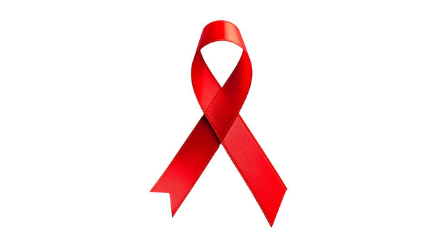 Red Ribbon Symbolizing Awareness and Support.