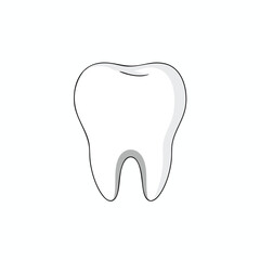 Obraz premium Healthy Fresh Tooth Illustration for Dental Care and Oral Hygiene