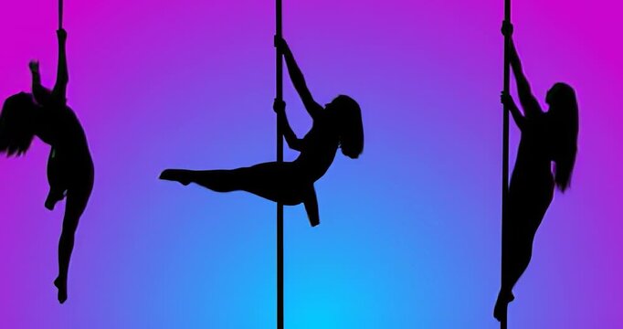 silueta, garrocha, mujer, baile, deporte, bailaora, vector, strip-tease, ilustraci&oacute;n, carroceria, acrob&aacute;tico, gente, acr&oacute;bata, negro, cuerda, aptitud, beldad, circo, pole dance, trapecio, bailarines, 
