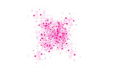 Obraz premium Fushia pink spray paint on a white background 