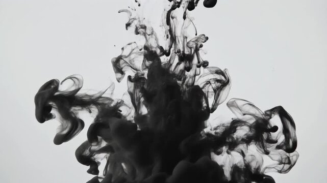 black and white smoke