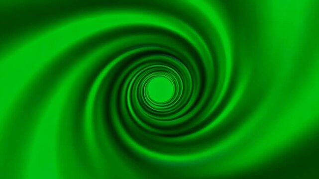 Spinning Black Hole Vortex Isolated on Green Screen