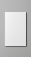 Fototapeta premium Blank Book Cover Mockup: Minimalist Design