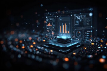 Each statistic drives the analysis, appearing in a chart and graph that shape the forecast and elevate the clarity of the presentation and report.