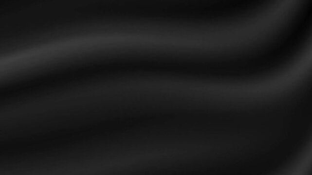 Abstract waving black textile background milk creamy oil wavy texture surface liquid pattern wave silk satin fabric cloth fluttering material animation motion design business ads wallpaper