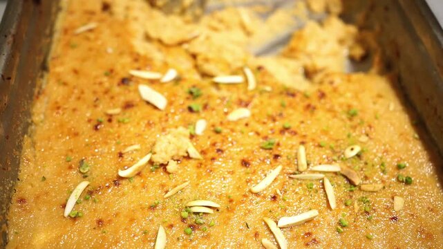 Makha sandesh with dry fruits