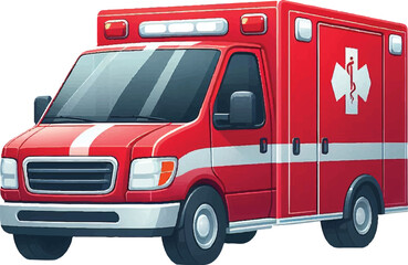 red ambulance