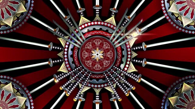 Japanese Katana Background