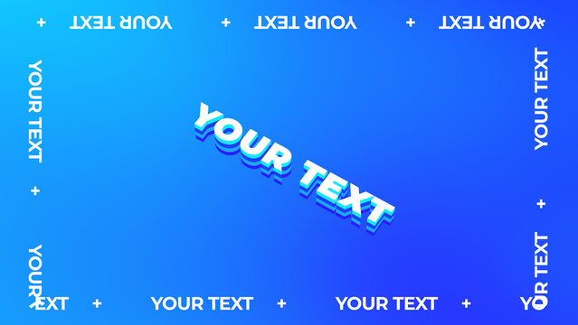Elegant Stacked Color Cycle Loop Text Title Animation for Social Media Multiformat
