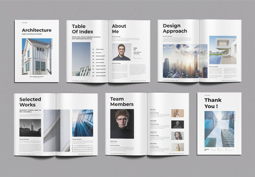 Architecture Portfolio Design Layout