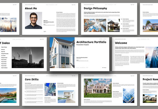 Architecture Portfolio Presentation Design