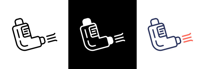 Smart Inhaler triple icon