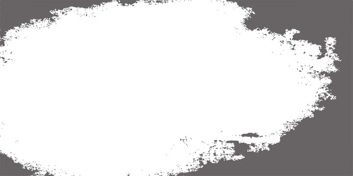 Abstract black ink splat grunge frame with vintage paint splatter texture and artistic spray stains on a vector illustration border design