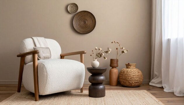 living room interior with sofa