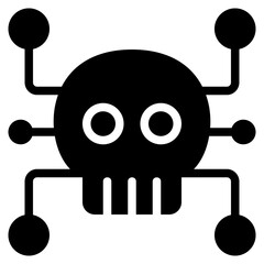 Network Virus Icon