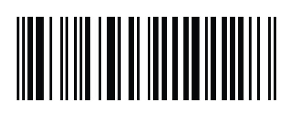 Barcode symbol. Fake barcode sample for mockup product. Transparent PNG and vector © PixN