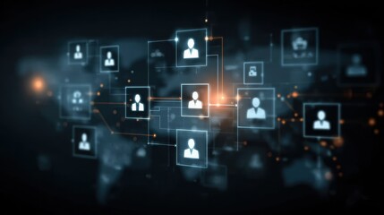 Obraz premium In the corporate meeting, collaboration and discussion connect the team as hr prioritizes each employee's development